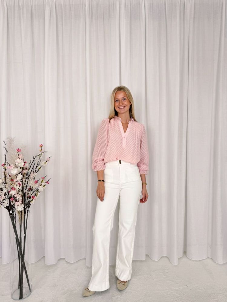 Elena Jeans White