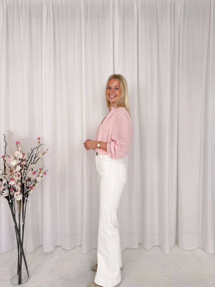 Elena Jeans White
