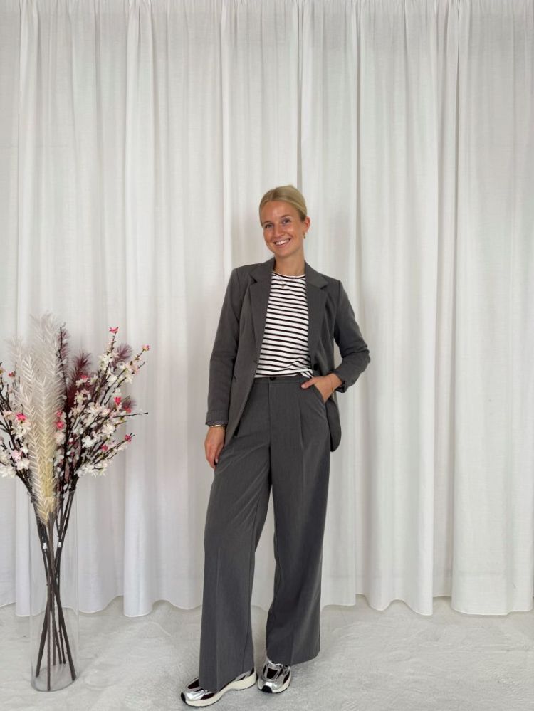 Sakura Blazer Dark Grey Melan