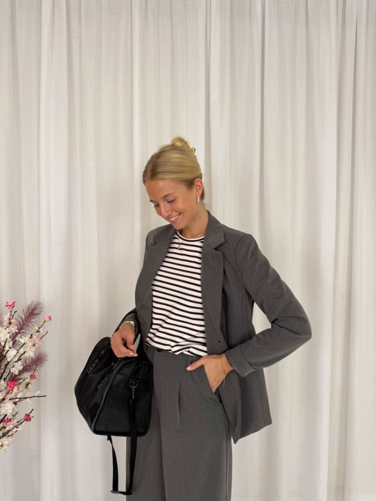 Sakura Blazer Dark Grey Melan