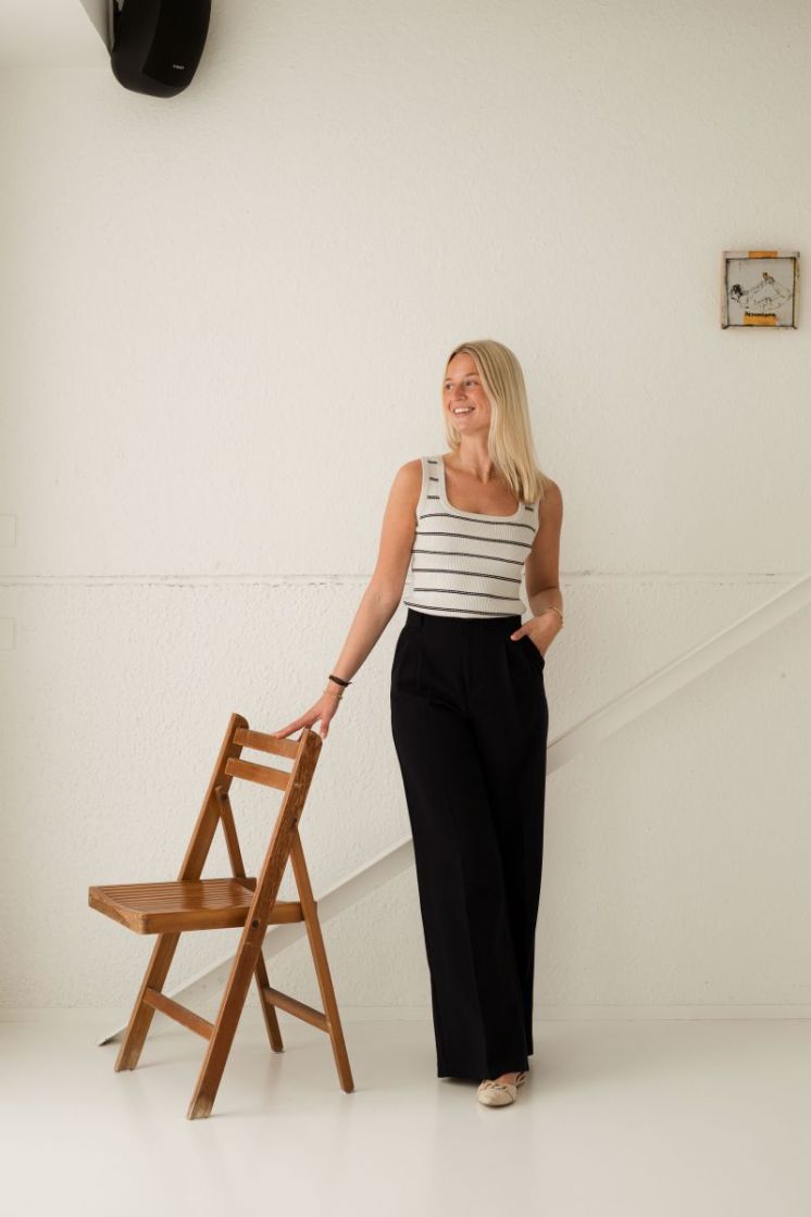 Lizzy Trouser Navy Blue