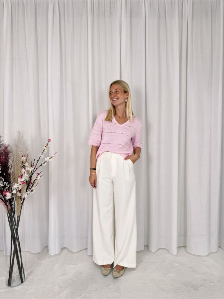 Lizzy Trouser White