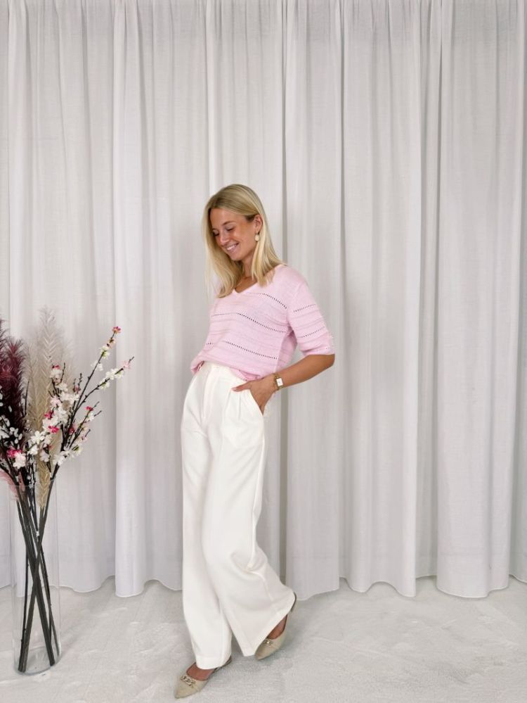 Lizzy Trouser White