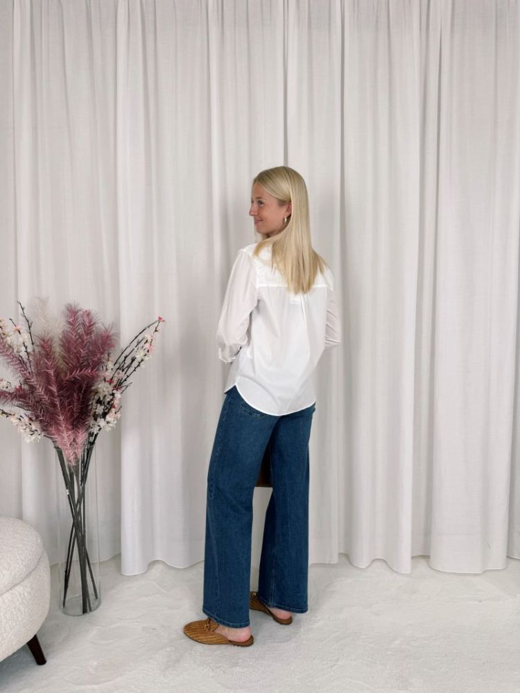 Meadow HW Reg Fit Jeans Medium Blue