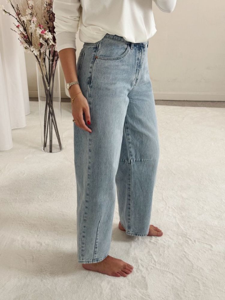 Brook Balloon Jeans Light Denim