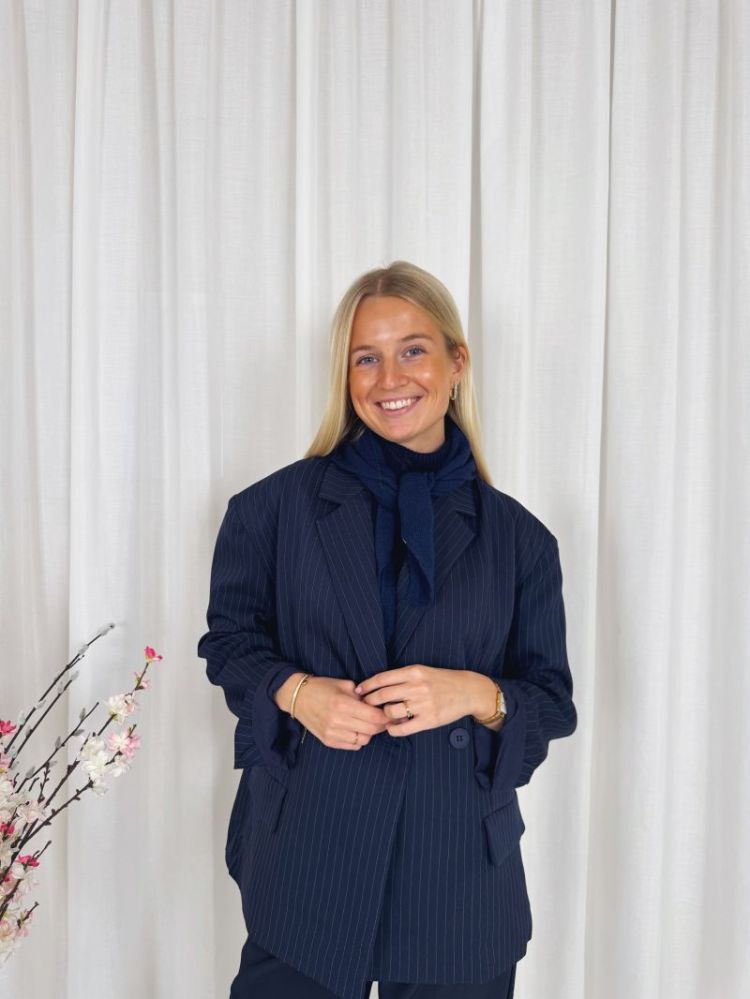 Lieke Scarf Navy