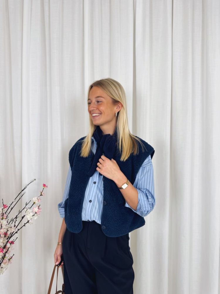 Lieke Scarf Navy