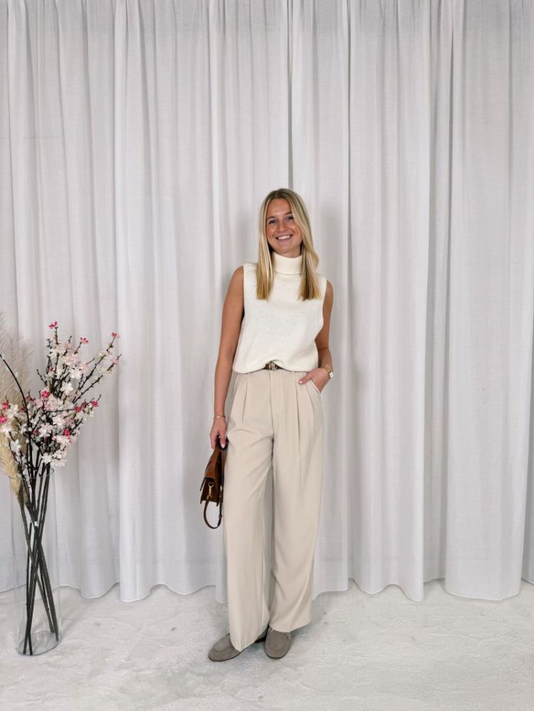 Isa Pantalon Ecru