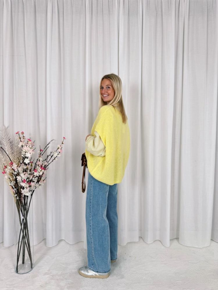Maeve Oversized Gilet Yellow