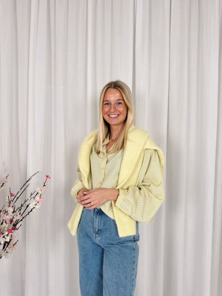Fenna Striped Shirt Yellow / Blue