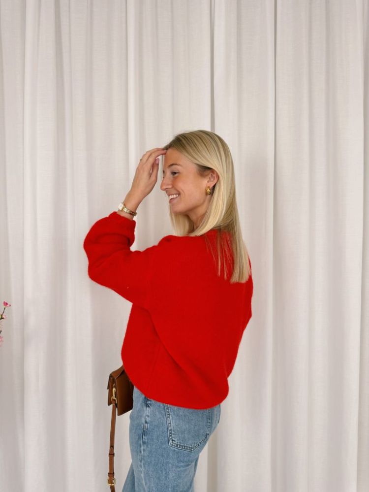 Mia Soft Knit Red