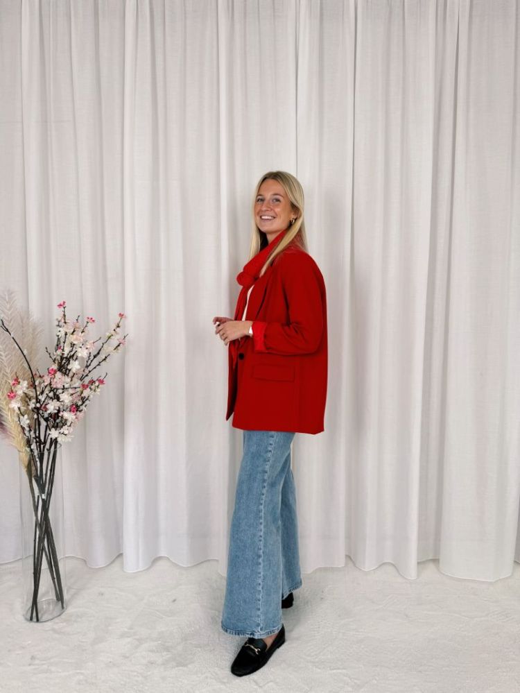 Yuna Blazer  Red