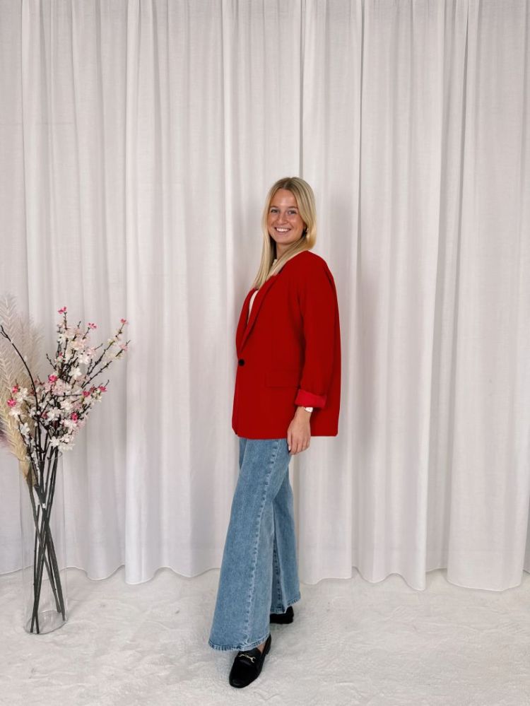 Yuna Blazer  Red