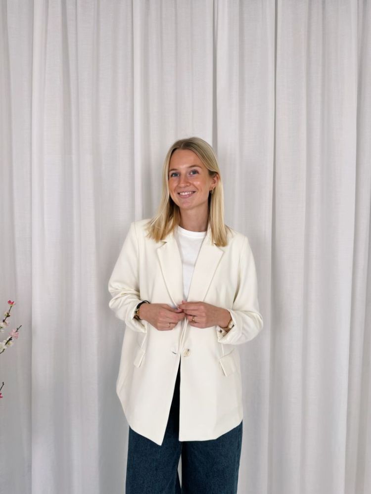 Yuna Blazer  Ecru