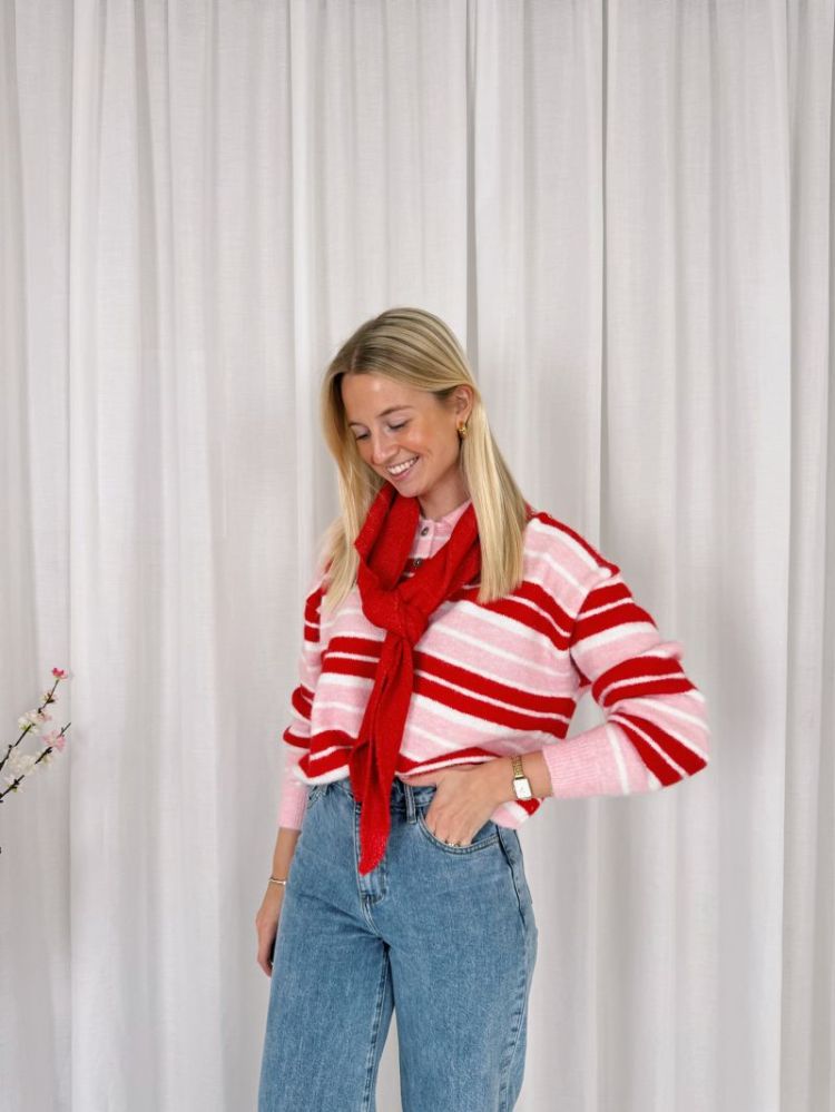 Ayla Scarf Red