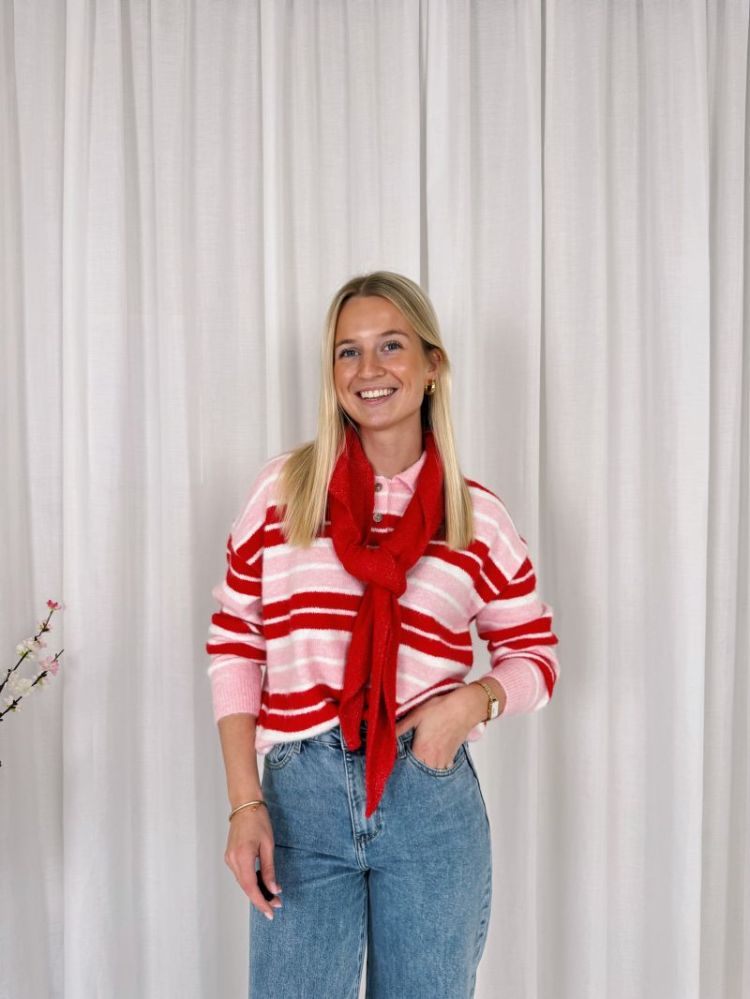 Ayla Scarf Red