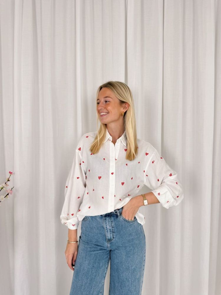 Lauren Heart Shirt Red