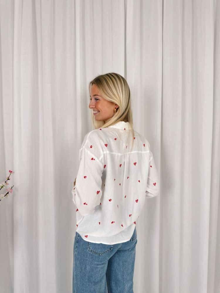 Lauren Heart Shirt Red