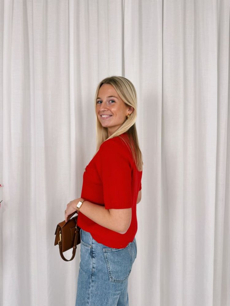 Romee Gilet Red