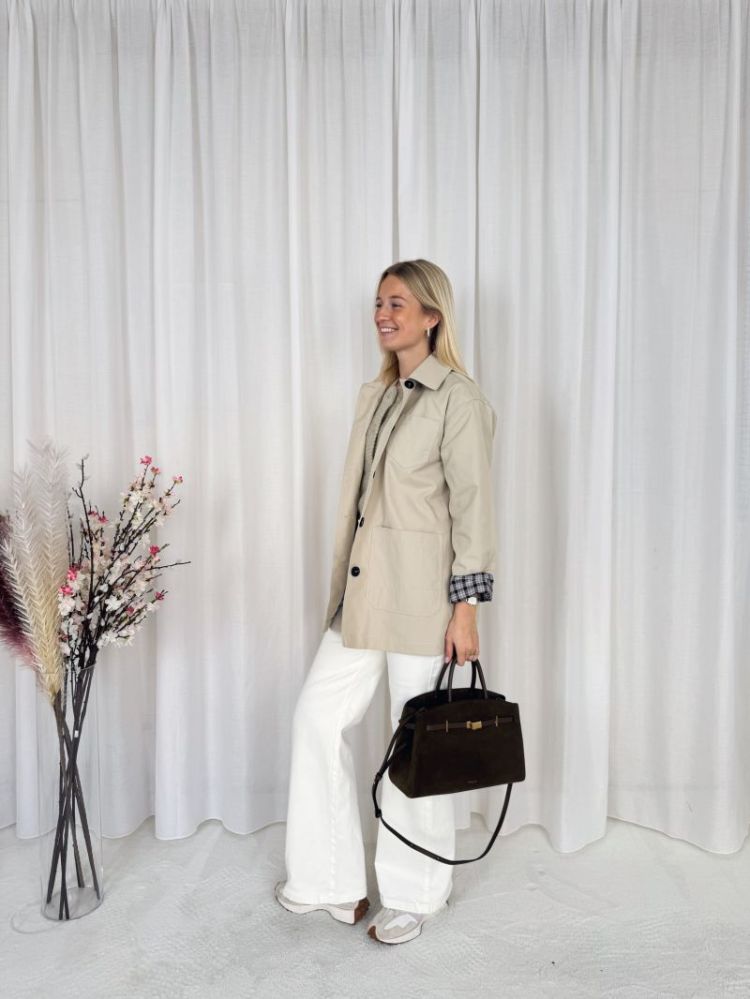 Valentina Jacket Feather Gray