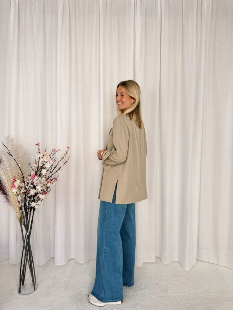 Sammie Oversized Blazer Beige