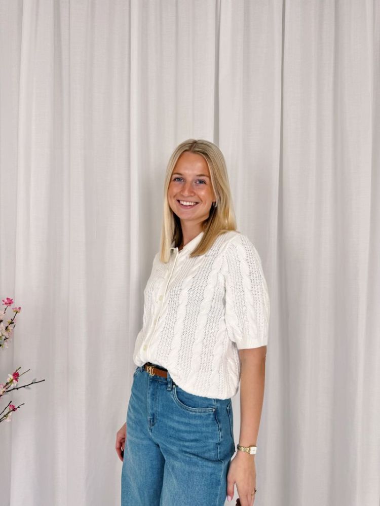 Blair Knit Cardigan Chalk