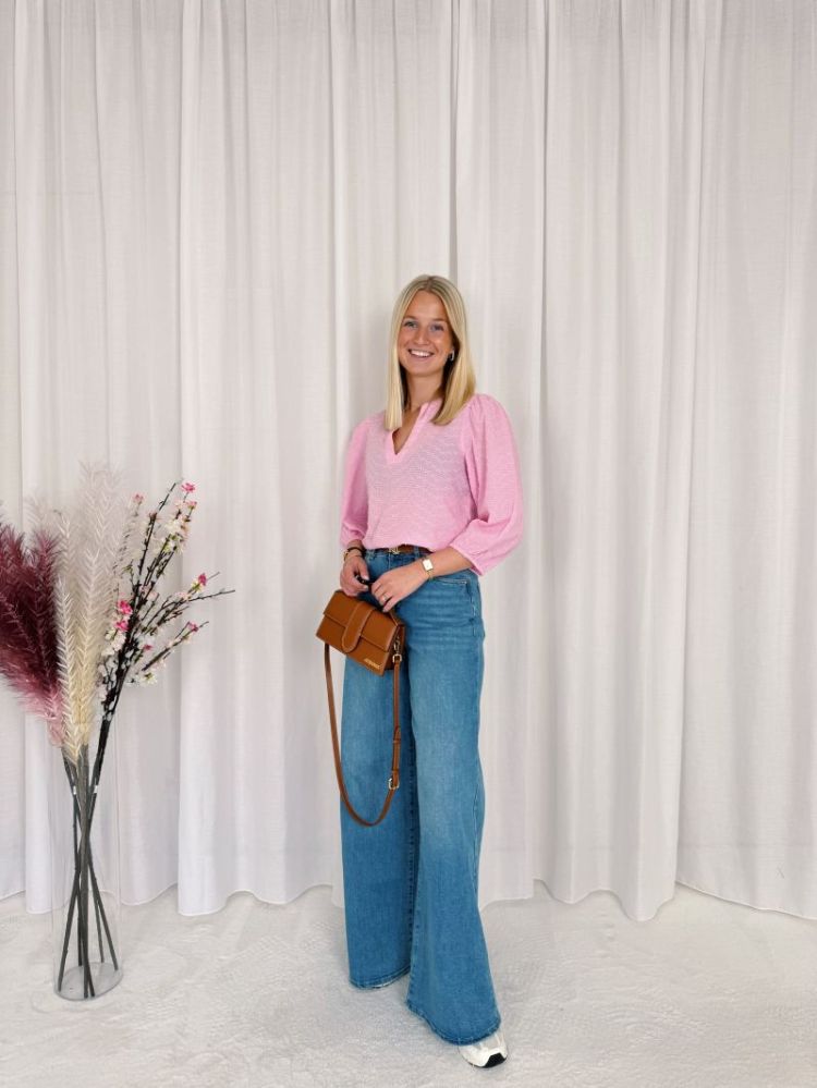 Penelope Blouse Pink Frosting