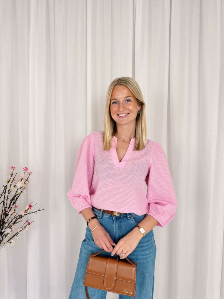 Penelope Blouse Pink Frosting