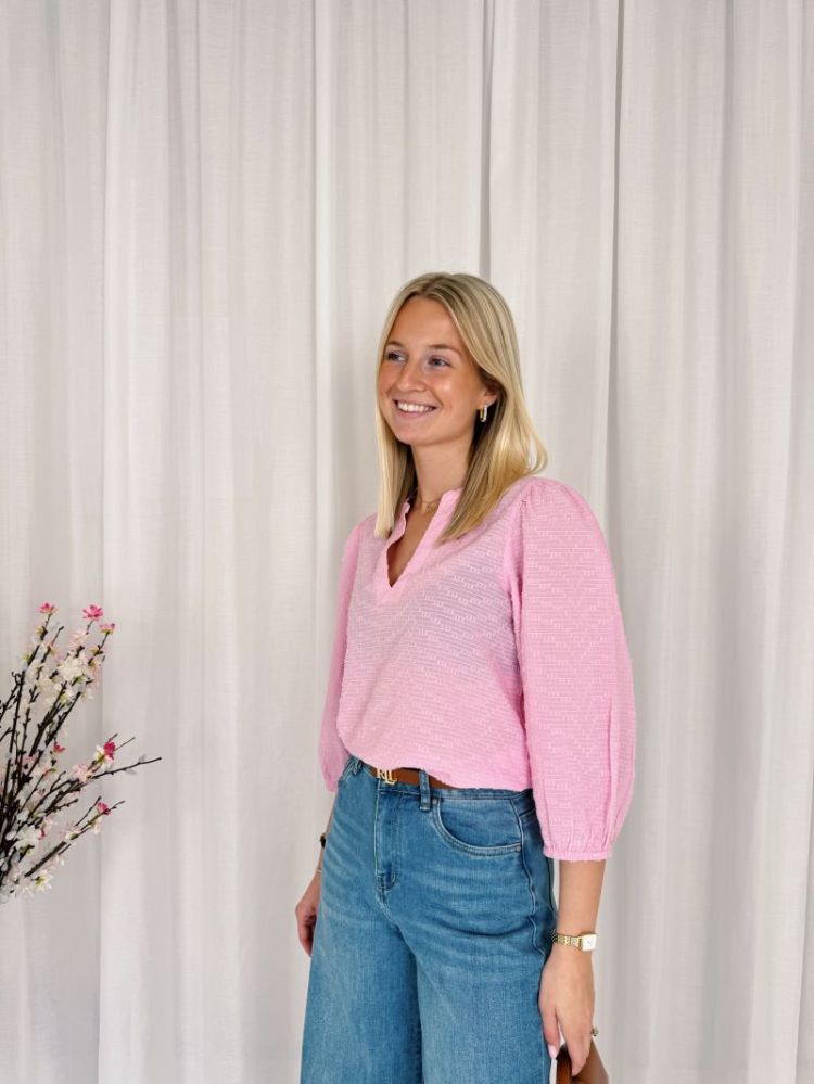 Penelope Blouse Pink Frosting