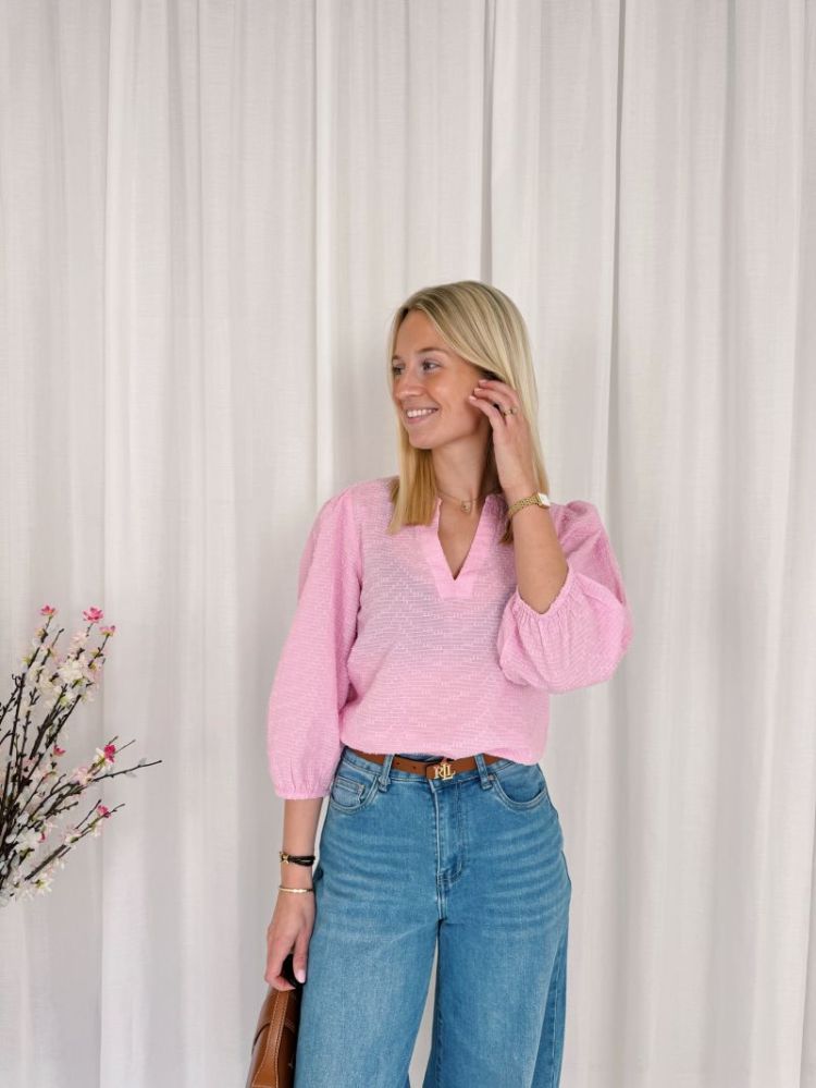 Penelope Blouse Pink Frosting