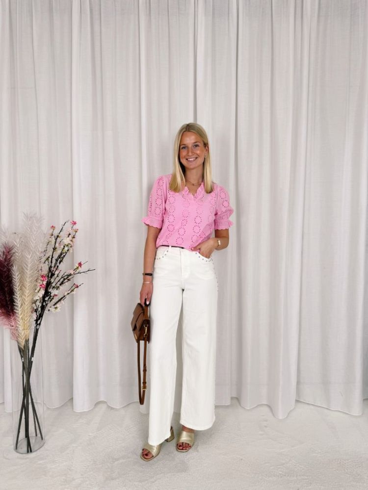 Dona Blouse Pink Frosting