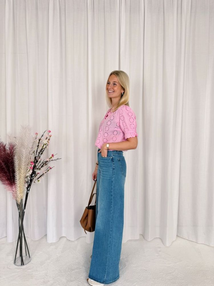 Dona Blouse Pink Frosting
