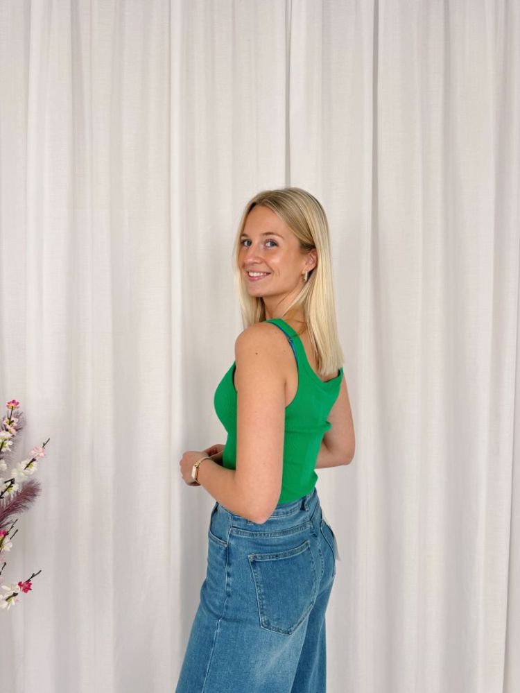 Carna Tank Top Bright Green