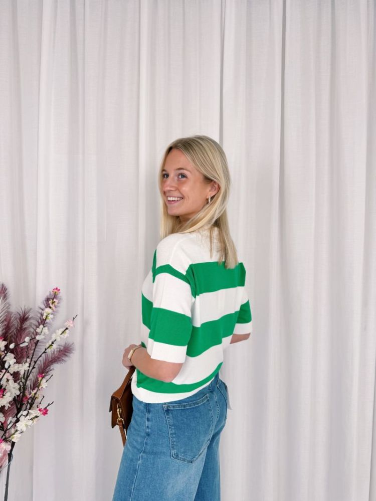 Lizza Polo Knit Bright Green / 