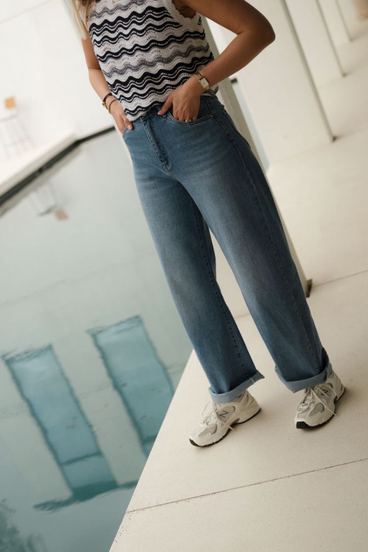 Lowen Long Barrel Jeans Denim