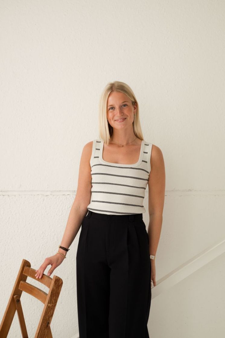 Morita Knit Top Silver Turtledo