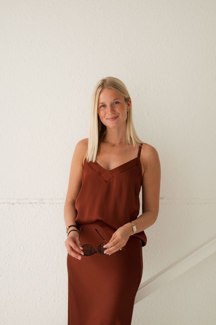 Lotte Strap Top Henna