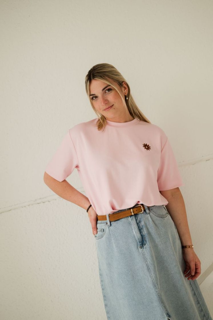 Annie Embroidery T-Shirt Ballerina