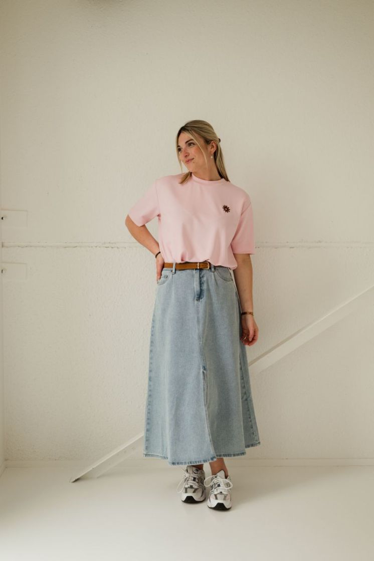 Minna Denim Skirt Light Blue Deni