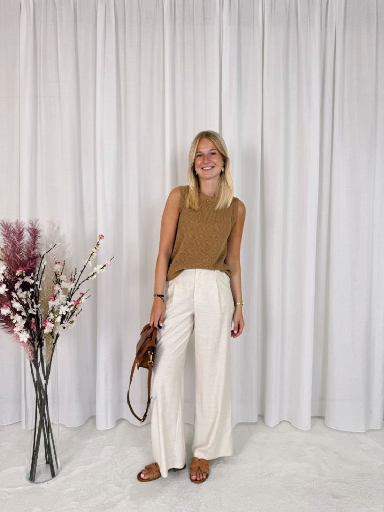 Annetta HW Pants Feather Grey 