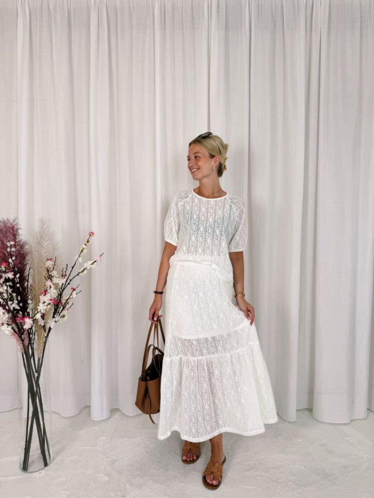 Donna Skirt Chalk