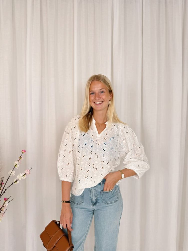 Tessa Blouse Chalk
