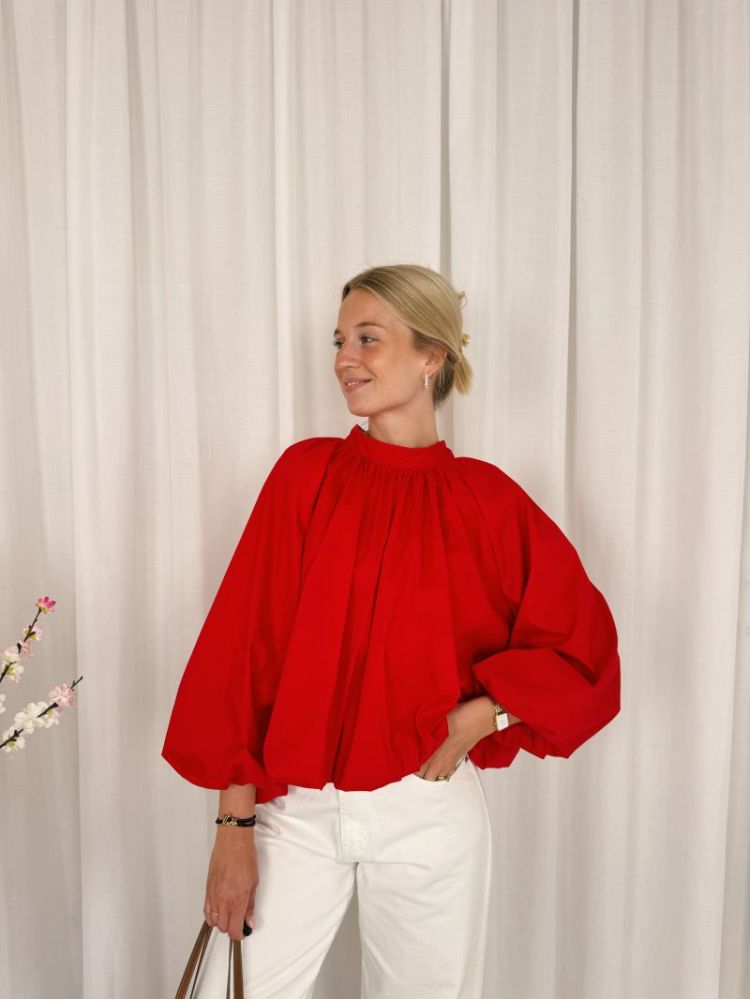 Eliza Blouse Red