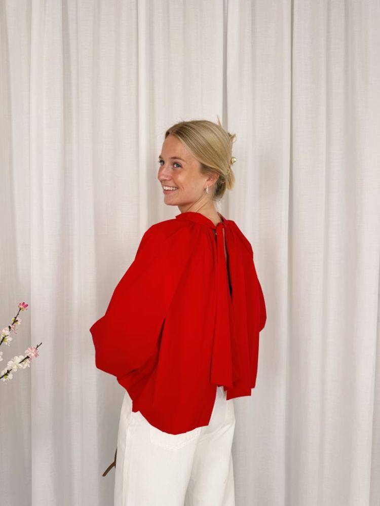 Eliza Blouse Red