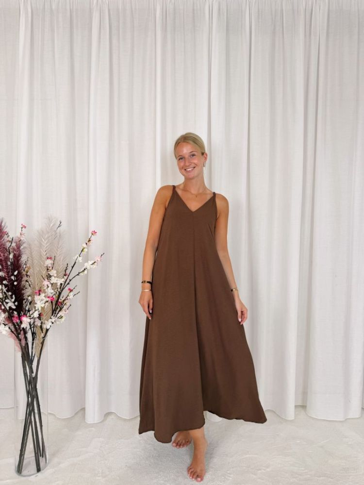 Caro Dress Brown