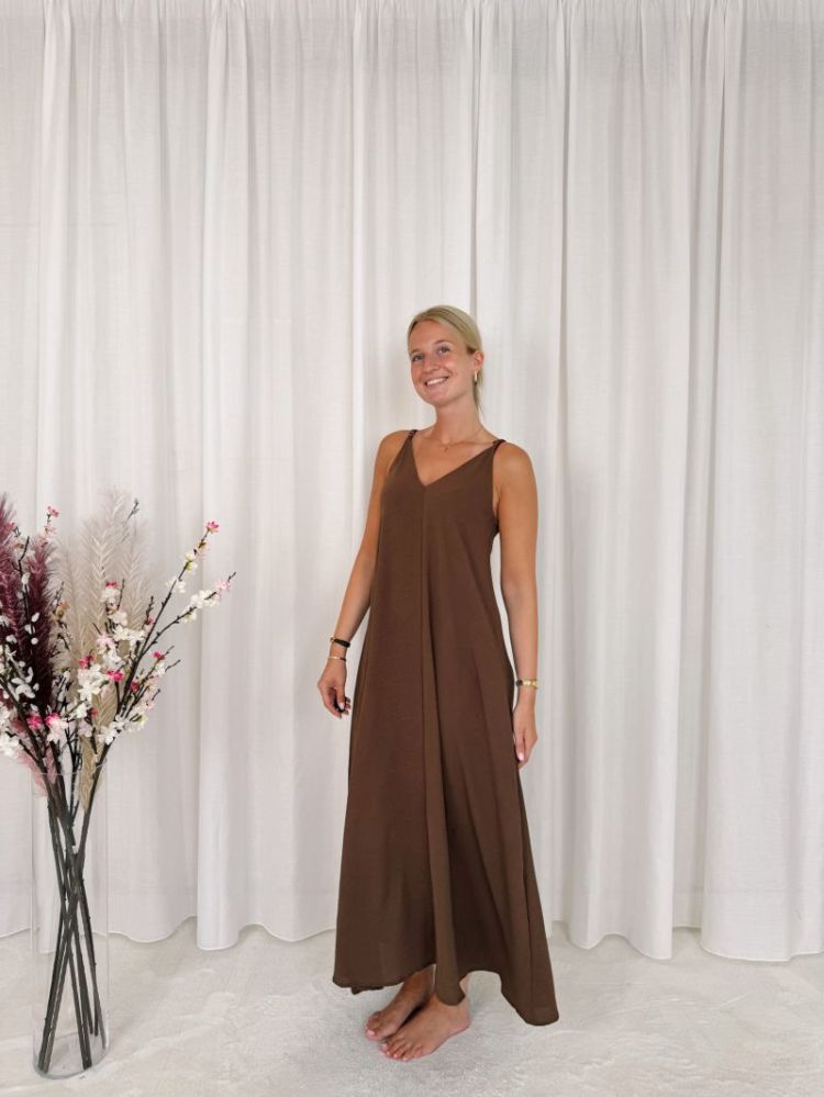 Caro Dress Brown