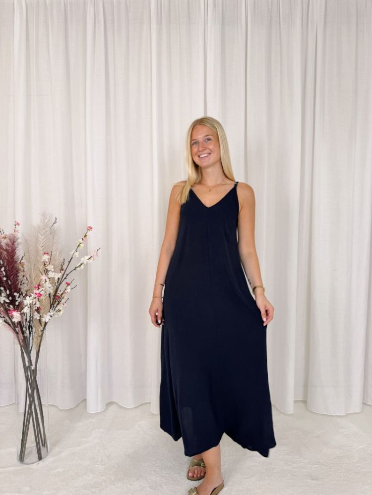 Caro Dress Marine Blue