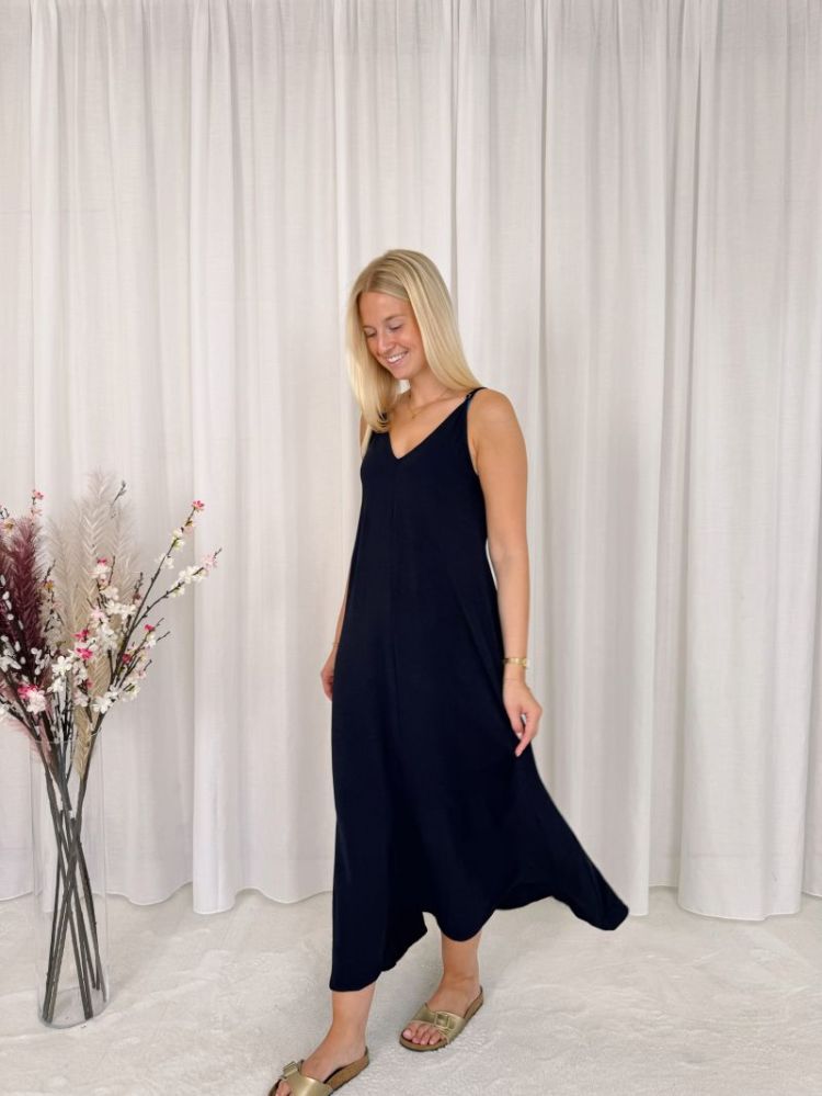 Caro Dress Marine Blue
