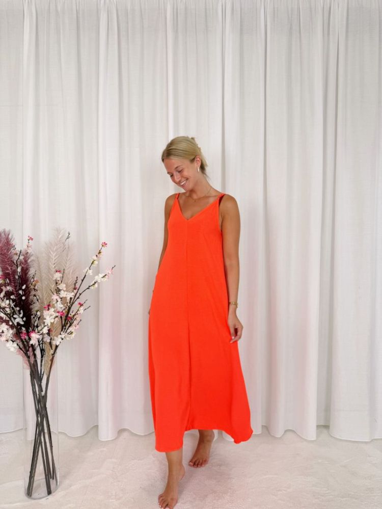 Caro Dress Coral