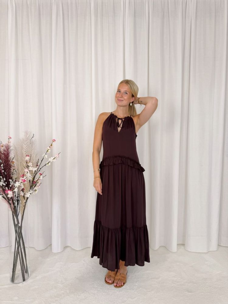 Emily Summer Dress Brown